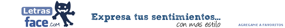 Letras Face (letras para facebook)